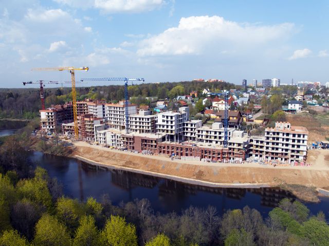 Отчет о ходе строительства Прайм квартала Отрада на реке - апрель